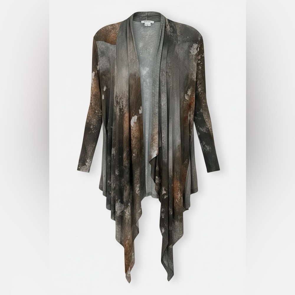Helmut Lang Gray and Brown Women's Cardigan
